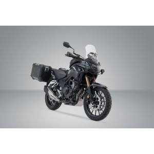 Sistema de maletas TRAX ADV Negro. 45/45 l. Honda CB500X,CB500F,CBR500R,NX500.