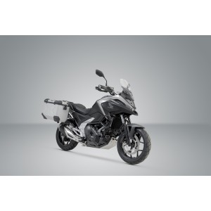 Sistema de maletas TRAX ADV Plateado. 37/37 l. Honda NC750X/XD (20-).