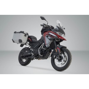 Sistema de maletas TRAX ADV Plateado. 37/45 l. Voge 650 DS/X (22-).