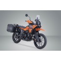 Sistema de maletas rigidas DUSC Negro. 41/41 l. KTM 125 SMC R, 250 Adv, 390 Adv.