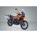 Sistema de maletas TRAX ADV Plateado. 37/37 l. KTM 125 SMC R, 250 Adv, 390 Adv