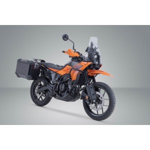 Sistema de maletas TRAX ADV Negro. 45/45 l. KTM 125 SMC R, 250 Adv, 390 Adv.