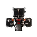 Soportes laterales EVO Negro. Suzuki DL 650 (11-16).