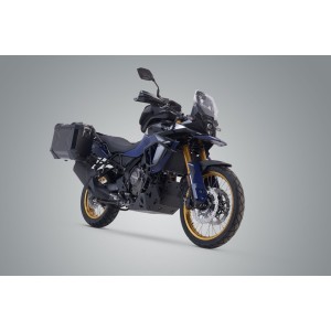 Sistema de maletas TRAX ADV Negro. 45/37 L. Suzuki V-Strom 800 / 800DE (22-).