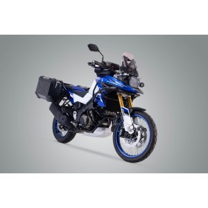 Sistema de maletas TRAX ADV Negro. 45/37 L. Suzuki V-Strom 1050DE (21-).