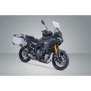 Sistema de maletas TRAX ADV Plateado. 37/37 l. Yamaha Tracer 7 / GT (25-).