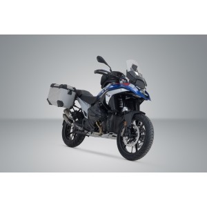 Sistema de maletas TRAX ADV Plateado. 45/45 litros. BMW R 1300 GS (23-).