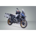 Sistema de maletas TRAX ADV + Akrapovic Plateado. 45/45 litros. BMW R 1300 GS Adv. (24-).