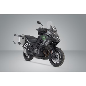 Sistema de maletas TRAX ADV Plateado. 37/37 l. Versys 1000 (18-) / 1100 (24-).