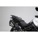 Soporte lateral PRO Negro. Modelos Triumph Tiger 800 (10-).