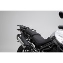Sistema de maletas rigidas DUSC Negro. 41/33 l. Modelos Triumph Tiger 800 (10-).