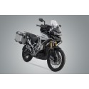 Sistema de maletas TRAX ADV Plata. 45/37 l. Tiger 1200 Rally/GT Explorer.