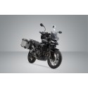 Sistema de maletas TRAX ADV Plateado. 45/37 l. Triumph Tiger 900/GT/Rally/Pro.