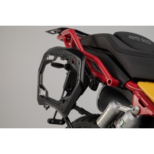 Soporte lateral PRO Negro. Moto Guzzi V85 TT (19-23).