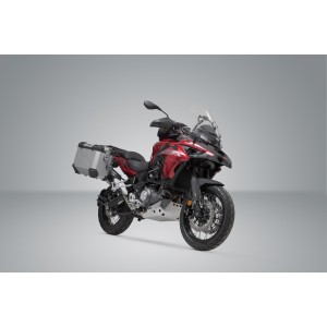 Sistema de maletas TRAX ADV Plateado. 45/37 l. Benelli TRK 502 X (18-).