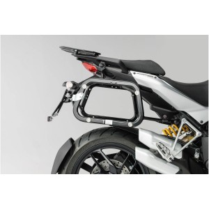Soportes laterales EVO Negro. Ducati Multistrada 1200 / S (10-14).