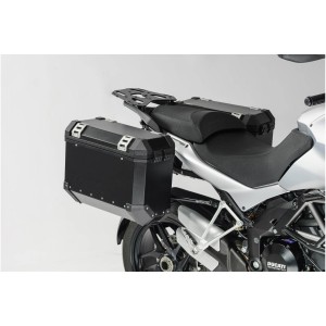 Soportes laterales EVO Negro. Ducati Multistrada 1200 / S (10-14).