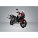 Sistema de maletas TRAX ADV Plateado. 45/45 l. Ducati Multistrada V4 (20-24).