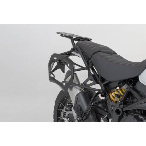 Sistema de maletas en aluminio TRAX ADV, mod. USA Negro. 45/37 L. Ducati DesertX (22-)/ Rally (23-).