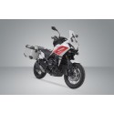 Sistema de maletas TRAX ADV Plateado. 45/45 l. Moto Morini X-Cape 650 (21-).
