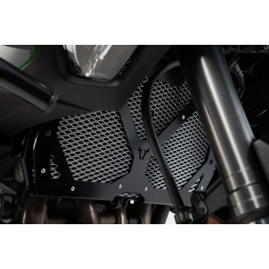 Protector de radiador Negro/Plateado. Kawasaki Versys 1000 (18-).