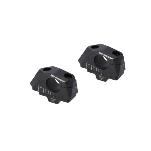 Acercador de manillar variable para Ø28 H-28mm. Colocación de 5/10/15/20/25/30 mm. Negro