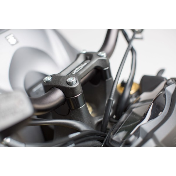 Elevador de manillar h-20 mm. Negro. Suzuki GSX-S 1000/ F/ SK (15-).