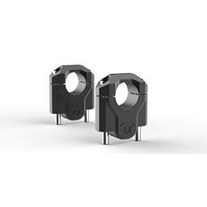 Elevador de manillar h-40 mm. Negro. R1200GS (12-18), R1250GS (18-).