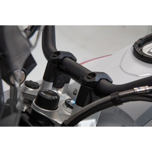 Elevador de manillar h-40 mm. Negro. R1200GS (12-18), R1250GS (18-).