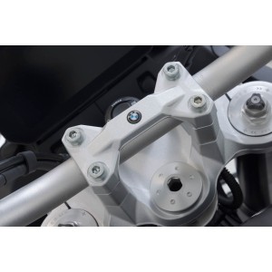Elevador de manillar H-30 mm. Plateado. BMW F 850 GS/Adv, F 900 GS.