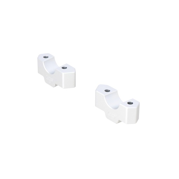 Elevador de manillar H-30 mm. Plateado. BMW R 1300 GS (23-)/Adv (24-).