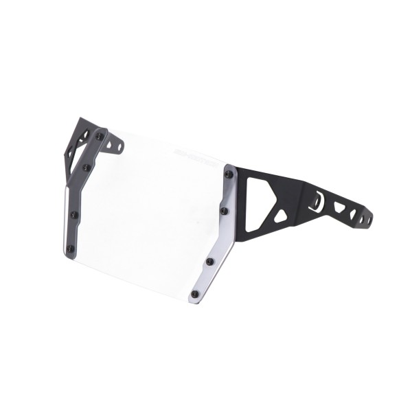 Protector de luces delanteras Soporte con panel PVC. Suzuki V-Strom 1050 (19-).