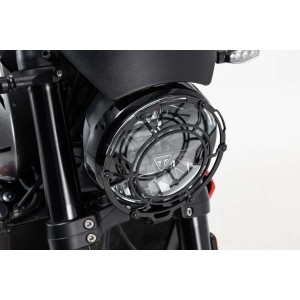 Protector de luces delanteras Rejilla. Negro. Triumph Trident 660 (21-).