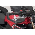 Protectores de maneta con deflector de aire Negro. Honda CB650R, CB500F, CB500 Hornet.