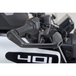 Protectores de maneta con deflector de aire Negro. Husqvarna Svartpilen/Vitpilen 401 (23-).