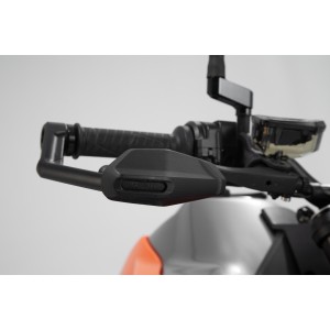 Protectores de maneta con deflector de aire Negro. KTM 790/890/990 Duke, 1290 Super Duke R.