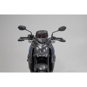 Protectores de maneta con deflector de aire Negro. Modelos Suzuki GSX-S.