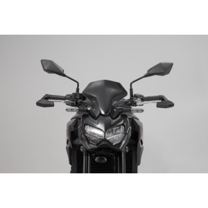 Protectores de maneta con deflector de aire Negro. Modelos Kawasaki, Yamaha MT-09 (23-).