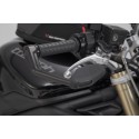 Protectores de maneta con deflector de aire Negro. Triumph Street Triple 675.