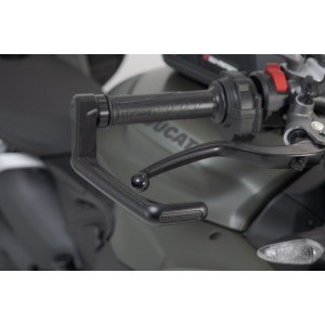 Protectores de maneta Negro. Ducati Streetfighter V2, Triumph Daytona.