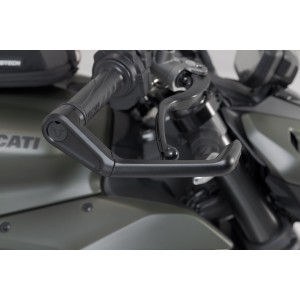 Protectores de maneta Negro. Ducati Streetfighter V2, Triumph Daytona.
