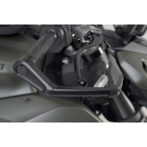 Protectores de maneta con deflector de aire Negro. Modelos Aprilia, Ducati, Triumph.