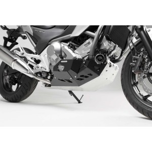Protector de motor Negro/plateado. Honda NC700 / NC750 con DCT.