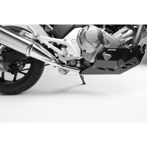 Protector de motor Negro/plateado. Honda NC700 / NC750 con DCT.