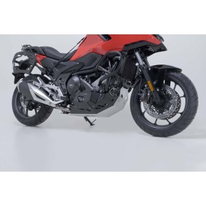 Protector de motor Negro/plateado. Honda NC700 / NC750 con DCT.