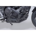 Protector de motor Negro/plateado. Honda NC700 / NC750 con DCT.