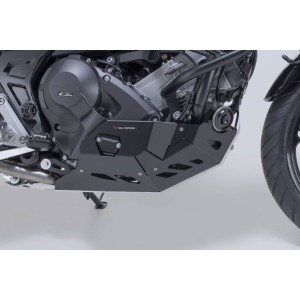 Protector de motor Negro/plateado. Honda NC700 / NC750 con DCT.