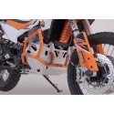 Protección del motor Plateado. KTM 790 Adv/R, 890 Adv/R.