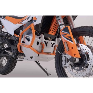 Protección del motor Plateado. KTM 790 Adv/R, 890 Adv/R.