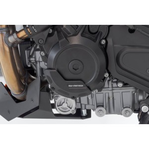 Protector de la tapa para la carcasa del motor Negro. KTM 990 Duke (23-).